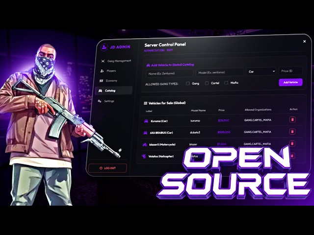 The ULTIMATE FiveM Gang Script (Open Source / QBCore) | JD GANGS