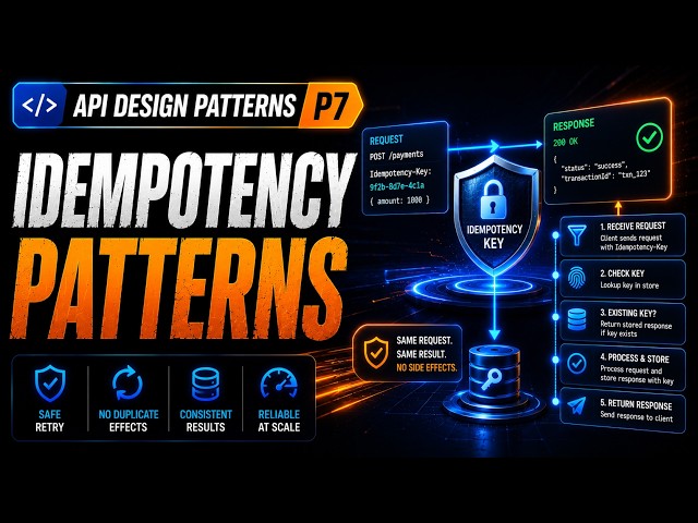 🔒🌐 Idempotency Patterns — Unsafe retries can cost you double | API Design Patterns P7