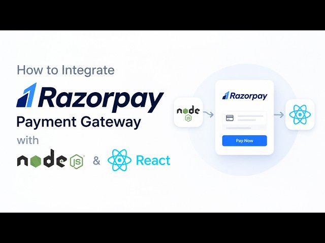 Razorpay Payment Gateway Integration in React & Node.js | Step-by-Step Tutorial 🚀