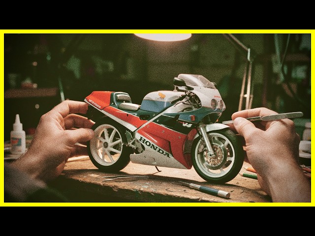1987 Honda VFR750R RC30 1:12 Scale Model Build