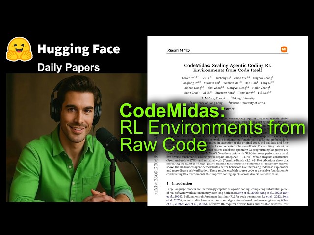 CodeMidas: RL Environments from Raw Code
