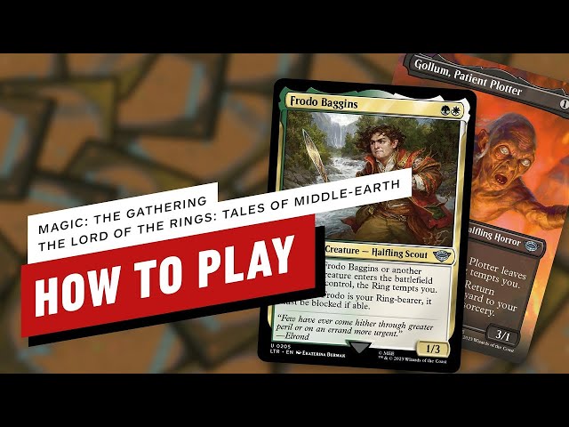 How to Play Magic: The Gathering The Lord of the Rings: Tales of Middle-earth