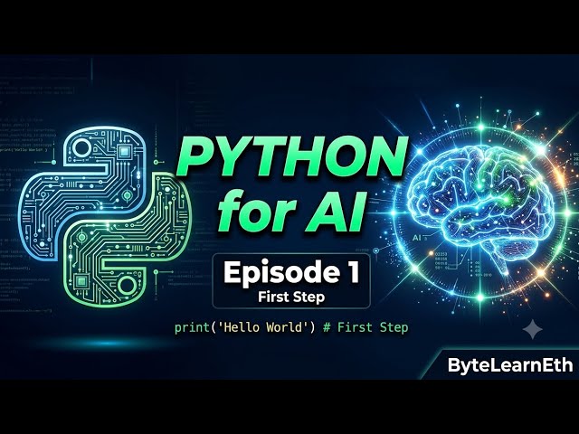 Python for AI — Episode 1: Your First Step to Building AI Tools