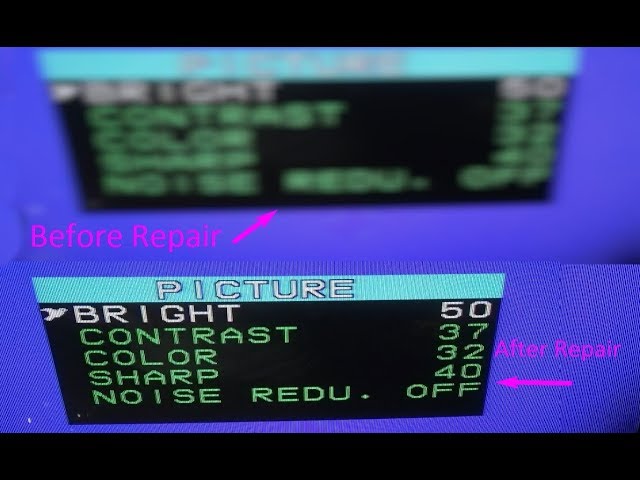 How To Repair Blurry  Display Of CRT Television - Very Useful