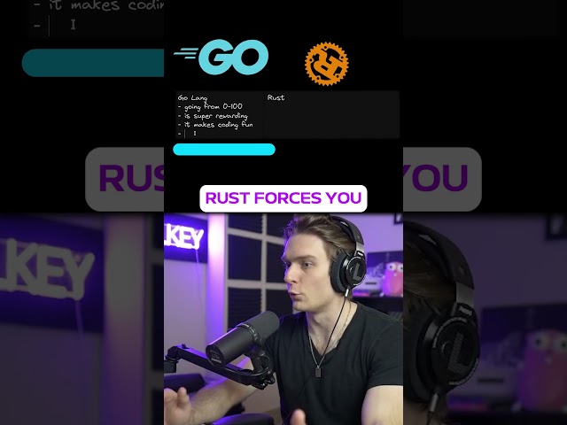 Should You Learn Rust or Golang? #programming #shorts