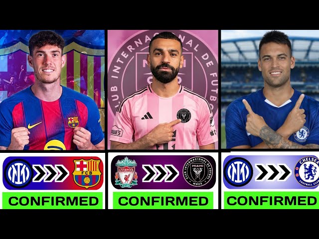 Confirmed Summer Confirmed Transfer News 2026,✅ FT. Salah to Inter Miami, Bastoni to Barcelona...🤯🔥