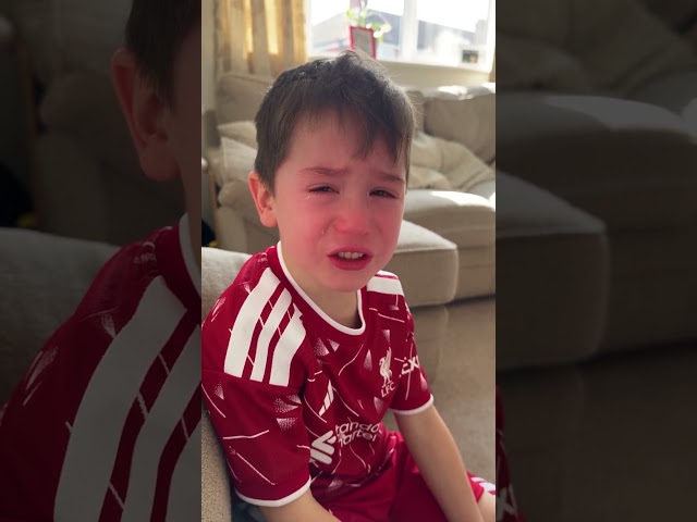 “I’ve Waited Me Whole Life” 😂 Liverpool Kid Reacts to Barcola #shorts #LFC