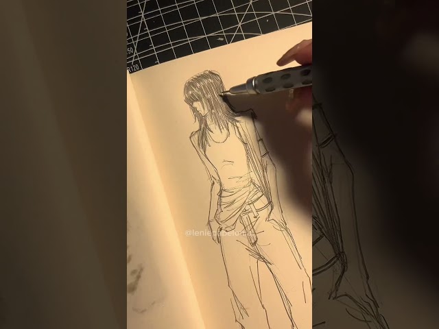 how I draw bodies #art #leniepabelonia #tutorial