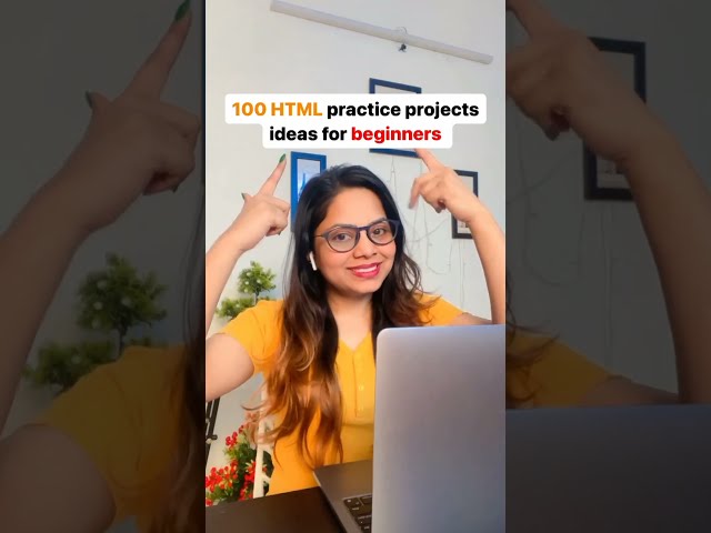 100 HTML Projects Ideas🔥 #frontenddevelopment