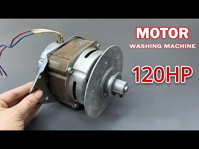 Hidden power inside a washing machine motor that nobody knows about! You'll be shocked