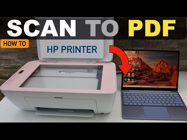 HP Printer Scan Document To PDF !