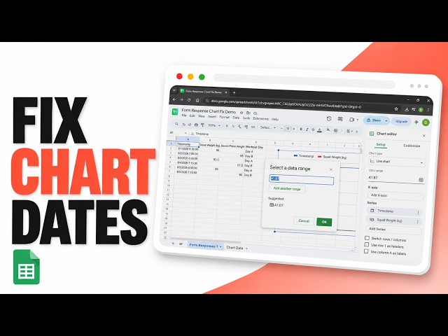 How to Fix Blank Dates in Form-Response Charts in Google Sheets