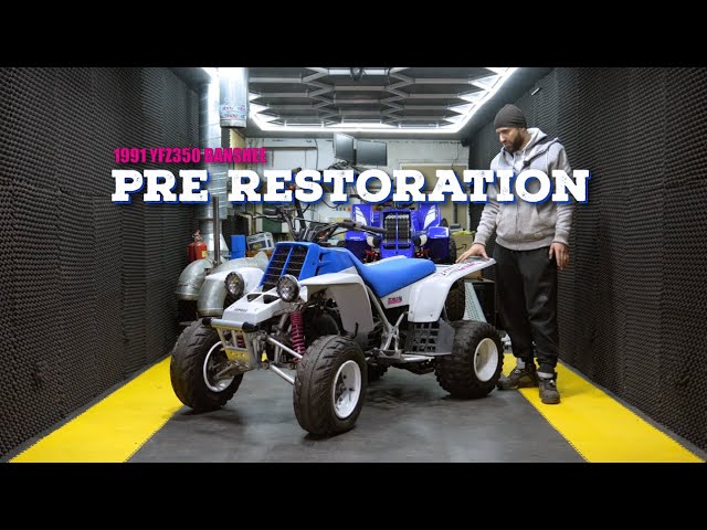1991 Yamaha YFZ350 Banshee - Pre Restoration