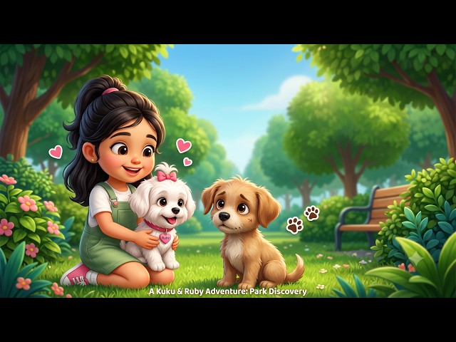 We Found a Lost Puppy in the Park! 🐾 A Kuku & Ruby Adventure