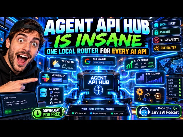 AGENT API HUB IS INSANE — ONE LOCAL ROUTER FOR EVERY AI API