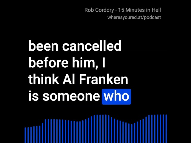 15 Minutes In Hell - Rob Corddry on whether every comedian can rise to the challenge of leadership