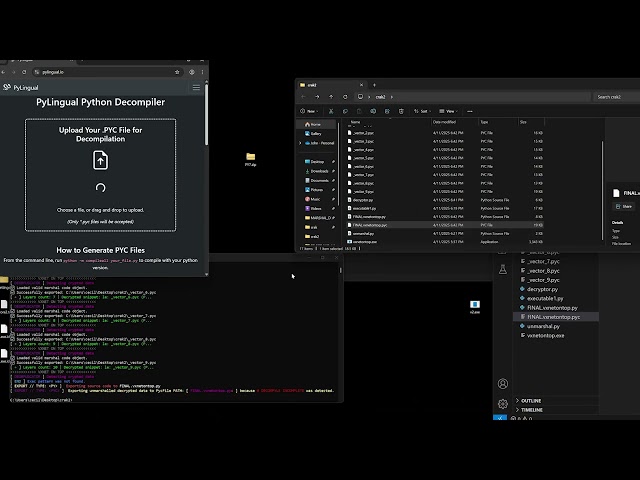Python marshal.loads and exec decryption  multi layer support