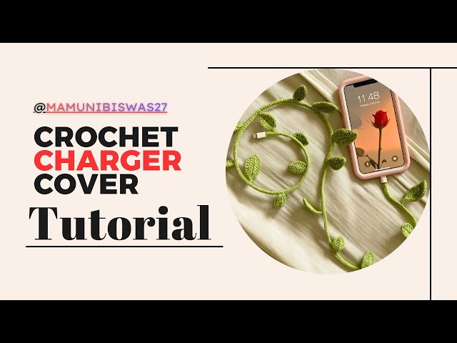 Crochet Charger Cover - Easy Step-By-Step Tutorial For Beginners! | Mamuni Crochets |