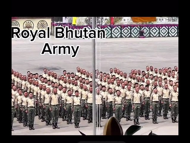 Royal BHUTAN army 🪖 🇧🇹 watch till end🇧🇹🇧🇹