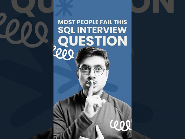 SQL Interview Trick Without Using JOIN