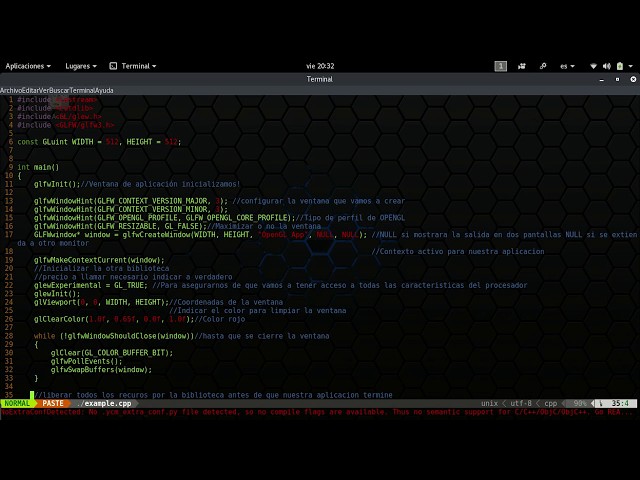 How to Install and Run OpenGL 3.0 in Linux - Run Example in c++