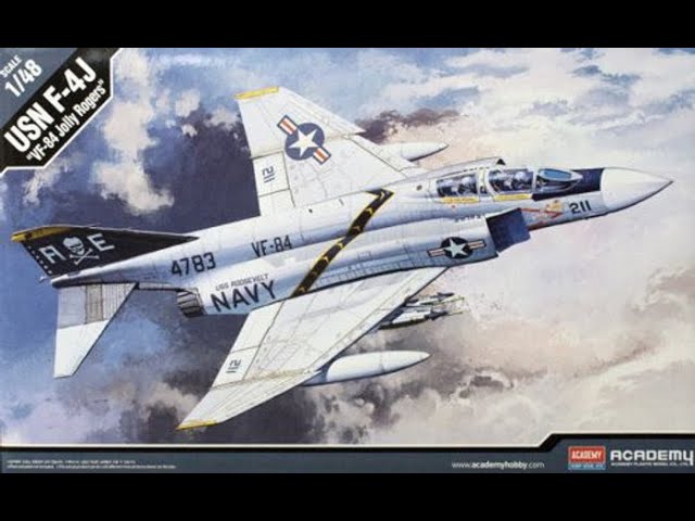 F-4J Phantom Jolly Rogers : Academy : 1/48 Scale : In Box Review