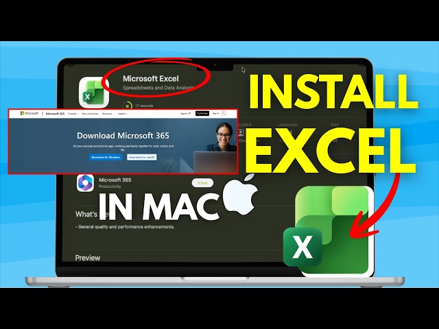 How to Install Excel in MacBook Air, Pro?