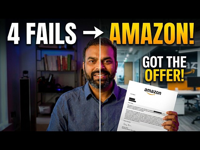 How I Cleared the Amazon Interview on My 5th Attempt