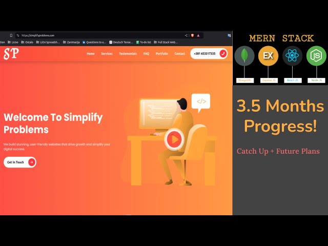 Catch-Up: 3.5 Months Into Web Development | Simplify Problems