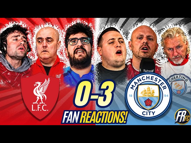 Liverpool Fans MELTDOWN 🤬 Reactions to Liverpool 0-3 Man City | Premier League Fan Reactions
