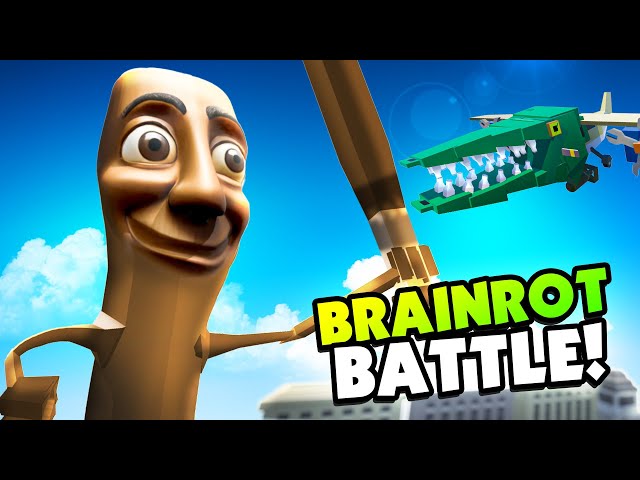 Building Italian BRAINROT Monsters In VR! - Tiny Town VR