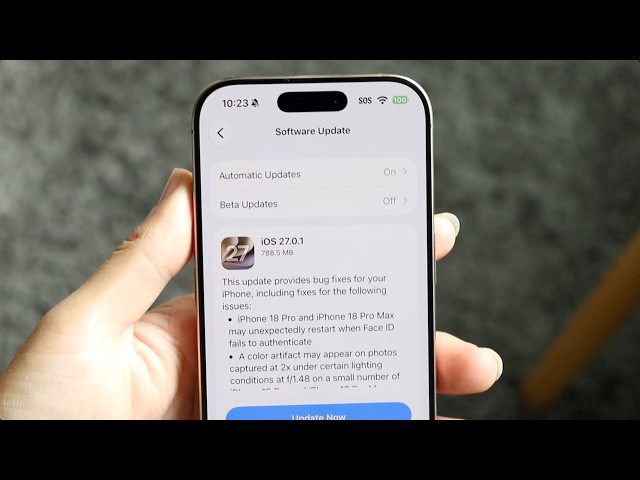 How To FIX iOS 27.0.1 Software Update Failed!