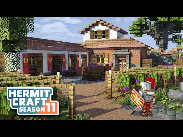 Hermitcraft 11: Ep.4 - A Touch of Magic in Our Roman Vineyard!