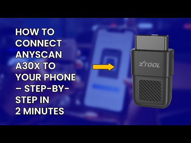 How to Connect Anyscan A30X to Your Phone in 2 Minutes | Easy Bluetooth Setup Guide #OBD2Scanner