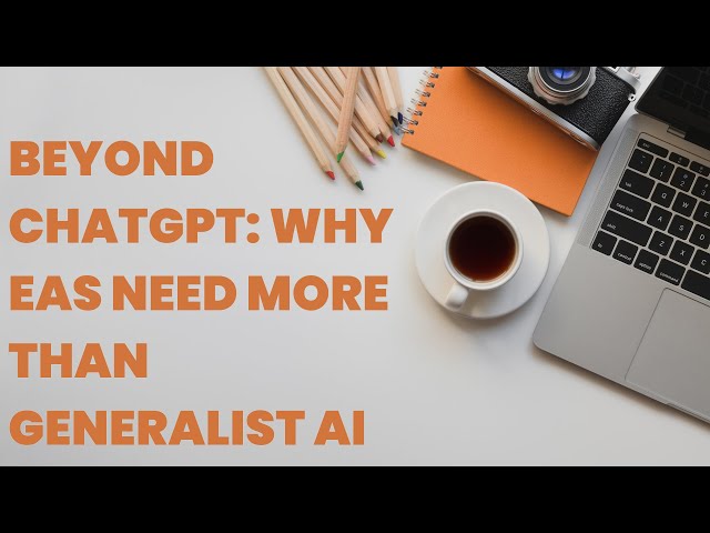 Why EAs Need More Than Generalist AI