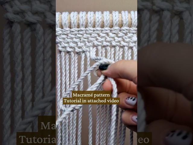 macrame pattern, tutorial is already in my channel 😺 #macrametutorial #macrame  #macramepatterns