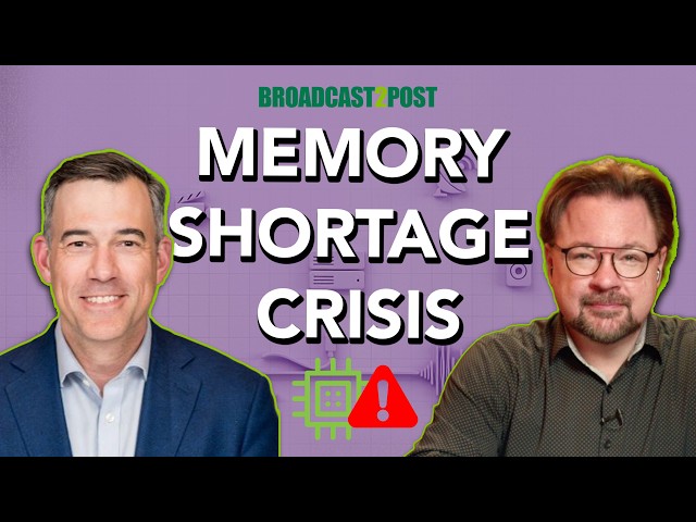 How the RAM and SSD Crisis Impacts Broadcast, AV, and Creative Teams