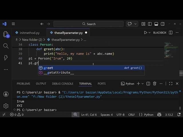 Python Self Parameter - What it is and Why You Need it
