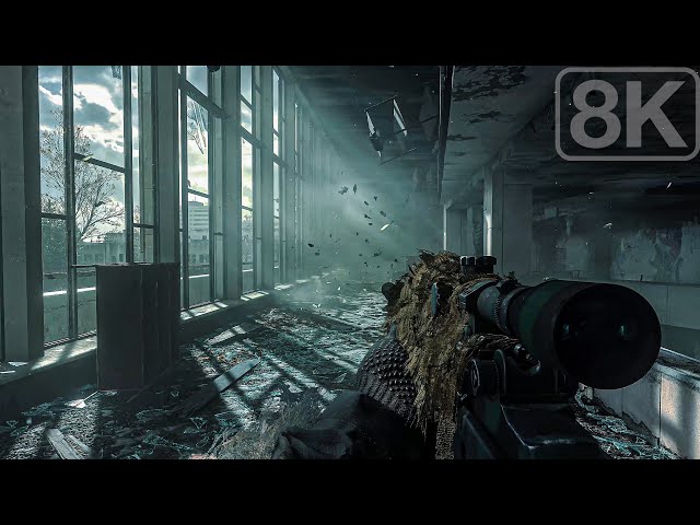 Pripyat Outskirts / Ukraine (All Ghillied up) Modern Warfare Remastered - 8K