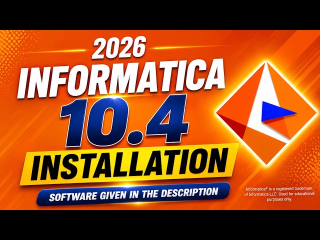 How to install Informatica PowerCenter 10.4 on Windows | Informatica Installation | NiC IT Academy
