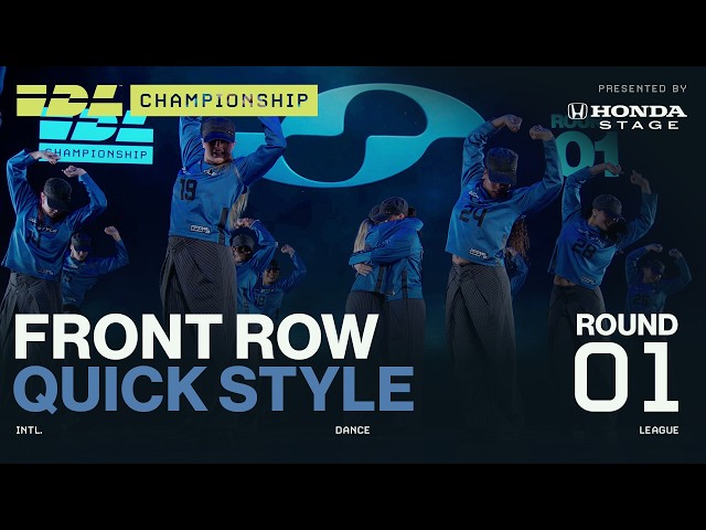 Quick Style Round 1 Front Row | IDL 2026 Championship | Presented by Honda Stage