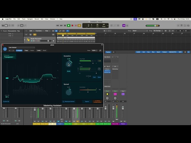 Logic Pro Tips 57 - Use Mastering Assistant plugin on ANY channel!!