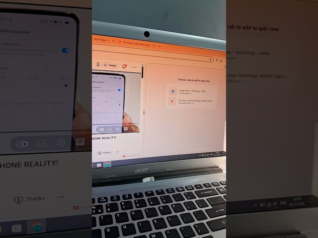 Chrome Split View Feature For Laptop