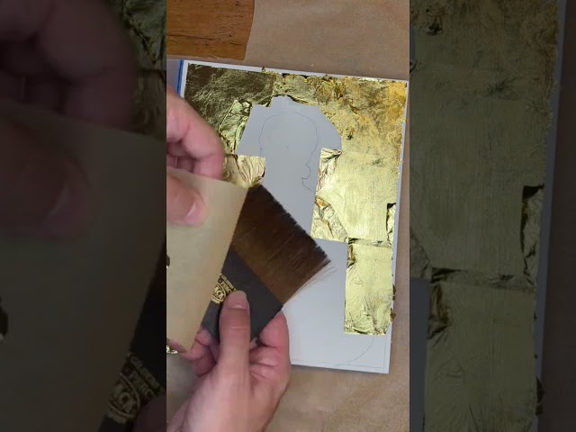 Gold Leafing an Icon