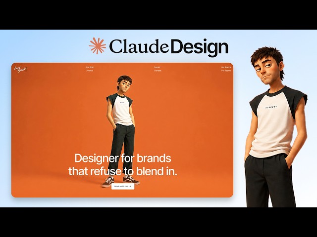 Claude Design 2.0 = Beautiful Animated Websites