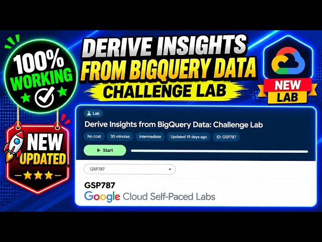 Derive Insights from BigQuery Data: Challenge Lab | GSP787