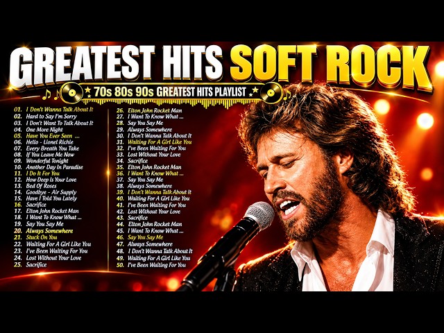 Phil Collins, Eagles, Christopher Cross 💋Soft Rock Love Songs Collection ❤️ Golden Oldies Playlist