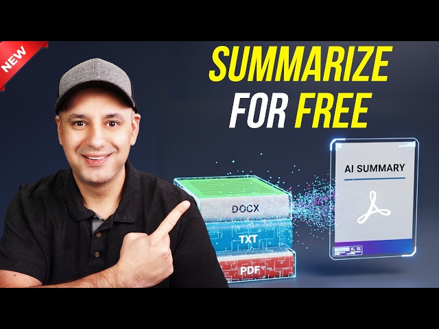 Free AI PDF Summarizer - Generate Summaries in Seconds