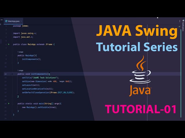 JAVA Swing Development with IntelliJ IDEA The Complete Guide