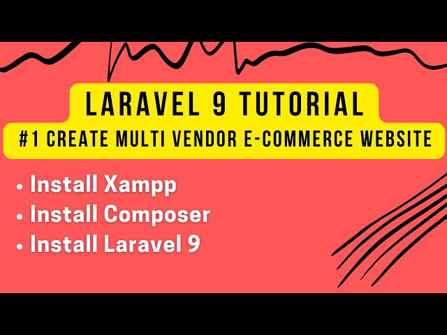 Laravel 9 Tutorial #1 | Create Multi Vendor E-commerce Website in Laravel 9 | Install Laravel 9
